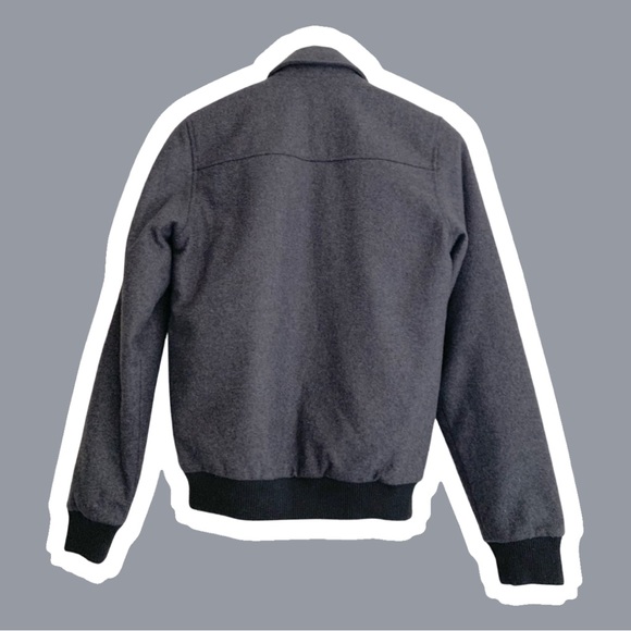 ASOS Men’s Wool Bomber Jacket - Picture 3 of 5